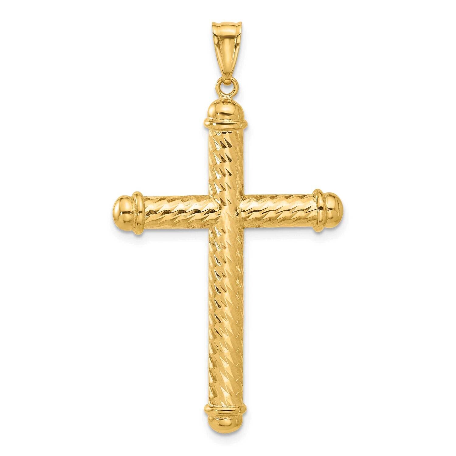 Diamond-Cut Cross Pendant 14k Polished Gold C4936 by Men&#39;s Jewelry and Accessories, MPN: C4936, 196…