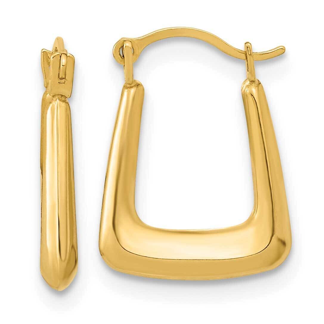 Hollow Fancy Hoops Earrings 10k Polished Gold 10YE1780