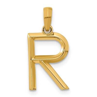 Fancy Pendant Letter R 14k Gold D5668R, MPN: D5668R,