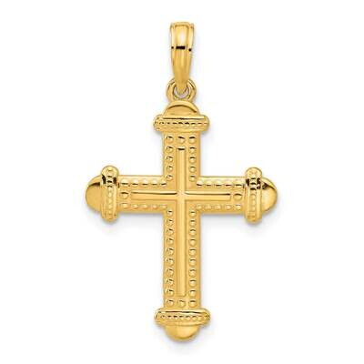 Fancy Cross Charm 14k Gold D5467 by Men&#39;s Jewelry and Accessories, MPN: D5467,
