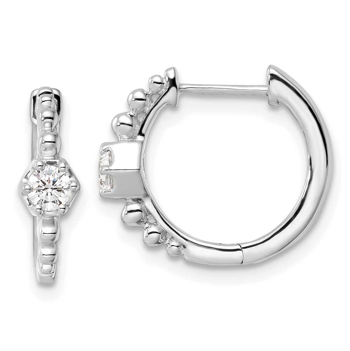 True Origin Diamond Vs/Si D E F Hinged Hoops Earrings 14k White Gold EM9375-028-WLD, MPN: EM9375-02…