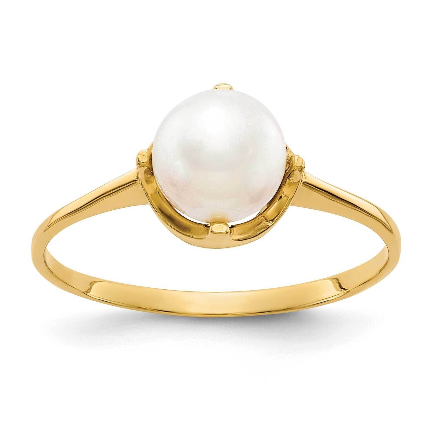 6.5mm Fw Cultured Pearl Ring 10k Gold 10Y1926PL, MPN: 10Y1926PL,