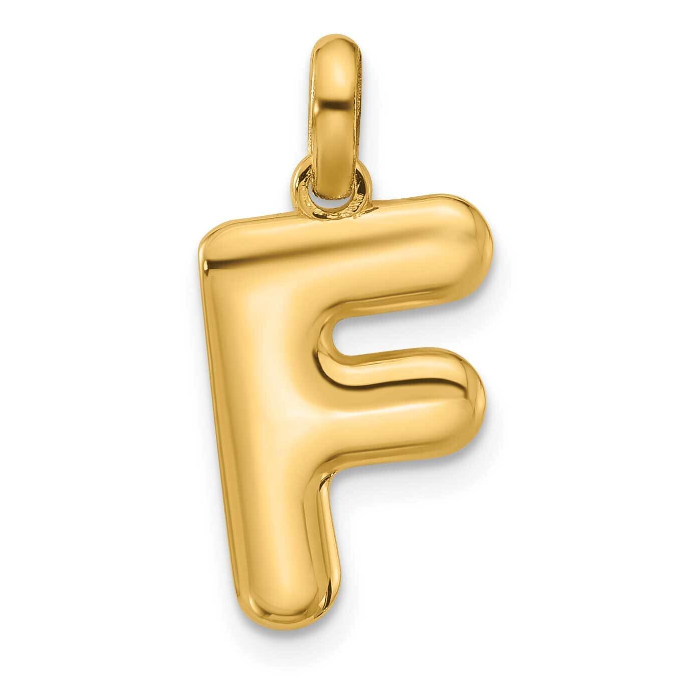 Fancy Pendant Letter F 14k Gold D5670F, MPN: D5670F,