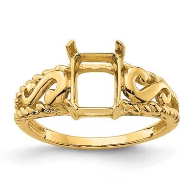 Gemstone Ring Mounting 10k Gold 1Y4677, MPN: 1Y4677,