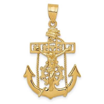 Mariners Cross Pendant 10k Gold 10ZC258, MPN: 10ZC258,