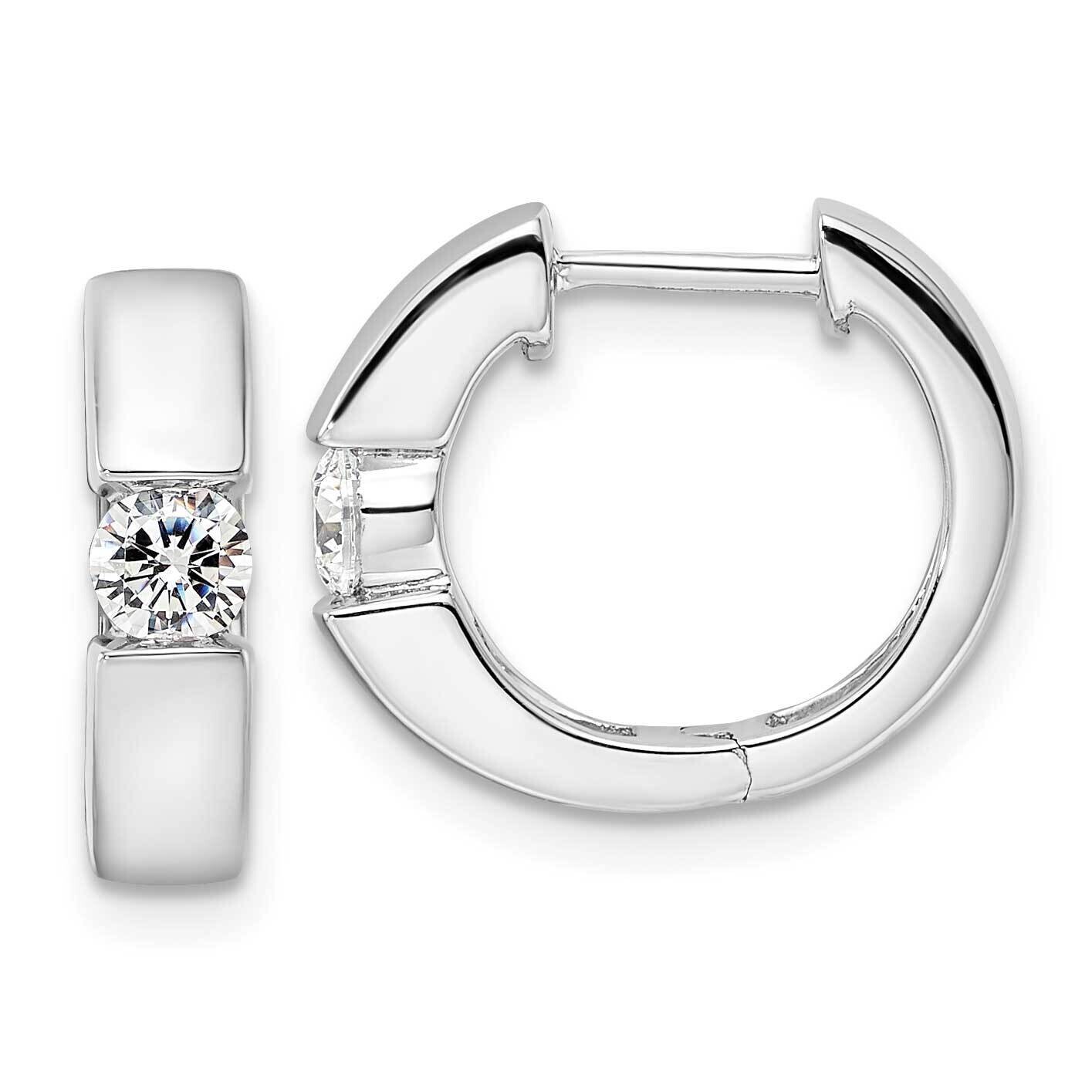 True Origin Diamond Vs/Si D E F Hinged Hoops Earrings 14k White Gold EM9376-032-WLD, MPN: EM9376-03…
