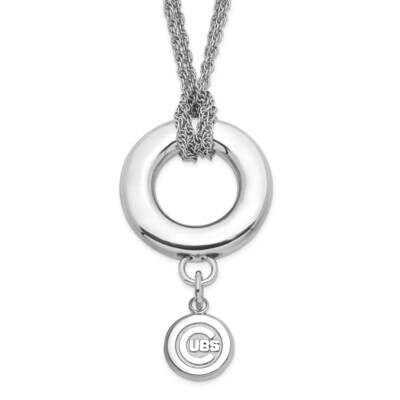 Mlb Chicago Cubs Polished Halo Necklace Sterling Silver CUB004HALO-SS, MPN: CUB004HALO-SS, 63440199…