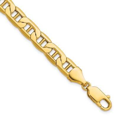 8.25mm Semi-Solid Anchor Chain 8 Inch 14k Gold BC198-8, MPN: BC198-8,