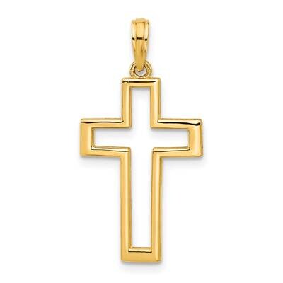 Cross Pendant 14k Polished Gold D5286 by Men&#39;s Jewelry and Accessories, MPN: D5286,