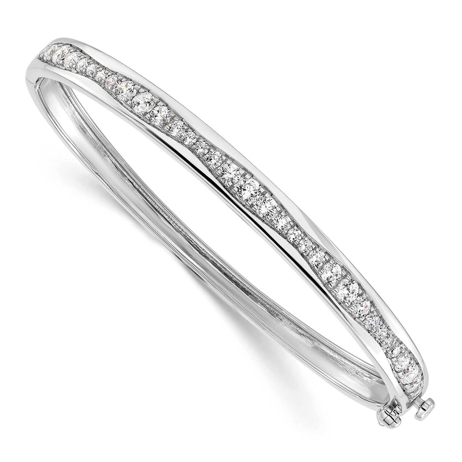 True Origin Diamond Vs/Si D E F Bangle Bracelet 6.75 Inch 14k White Gold BM9378-180-WLD, MPN: BM937…