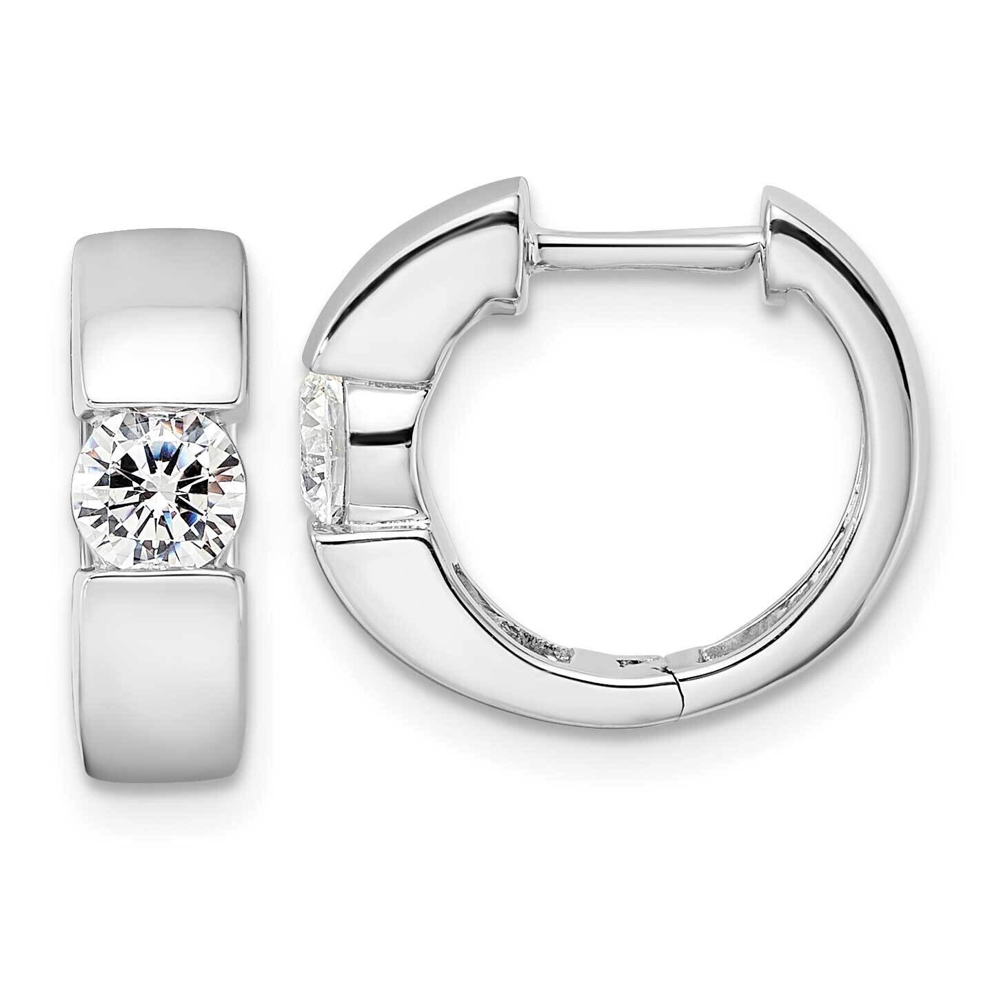 True Origin Diamond Vs/Si D E F Hinged Hoops Earrings 14k White Gold EM9376-060-WLD, MPN: EM9376-06…