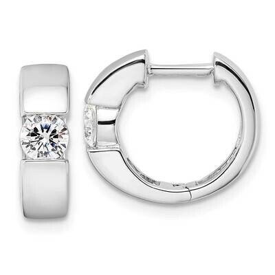 True Origin Diamond Vs/Si D E F Hinged Hoops Earrings 14k White Gold EM9376-060-WLD, MPN: EM9376-06…