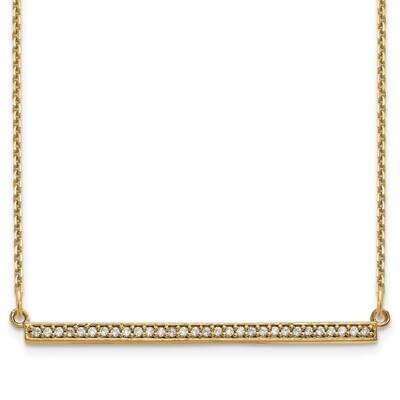 Diamond Bar Necklace 10k Gold 10XP5031A, MPN: 10XP5031A,