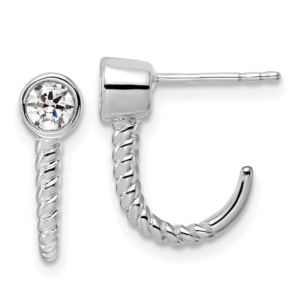 True Origin Diamond Vs/Si D E F J Hoops Earrings 14k White Gold EM9377-032-WLD, MPN: EM9377-032-WLD,