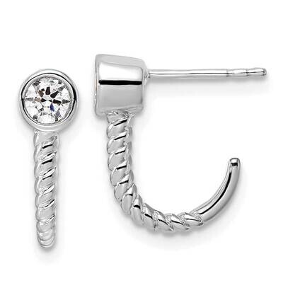 True Origin Diamond Vs/Si D E F J Hoops Earrings 14k White Gold EM9377-032-WLD, MPN: EM9377-032-WLD,