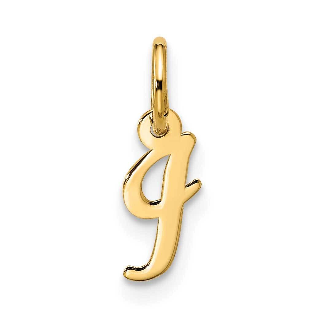 Small Script Initial I Charm 10k Gold 10YC1556I, MPN: 10YC1556I,