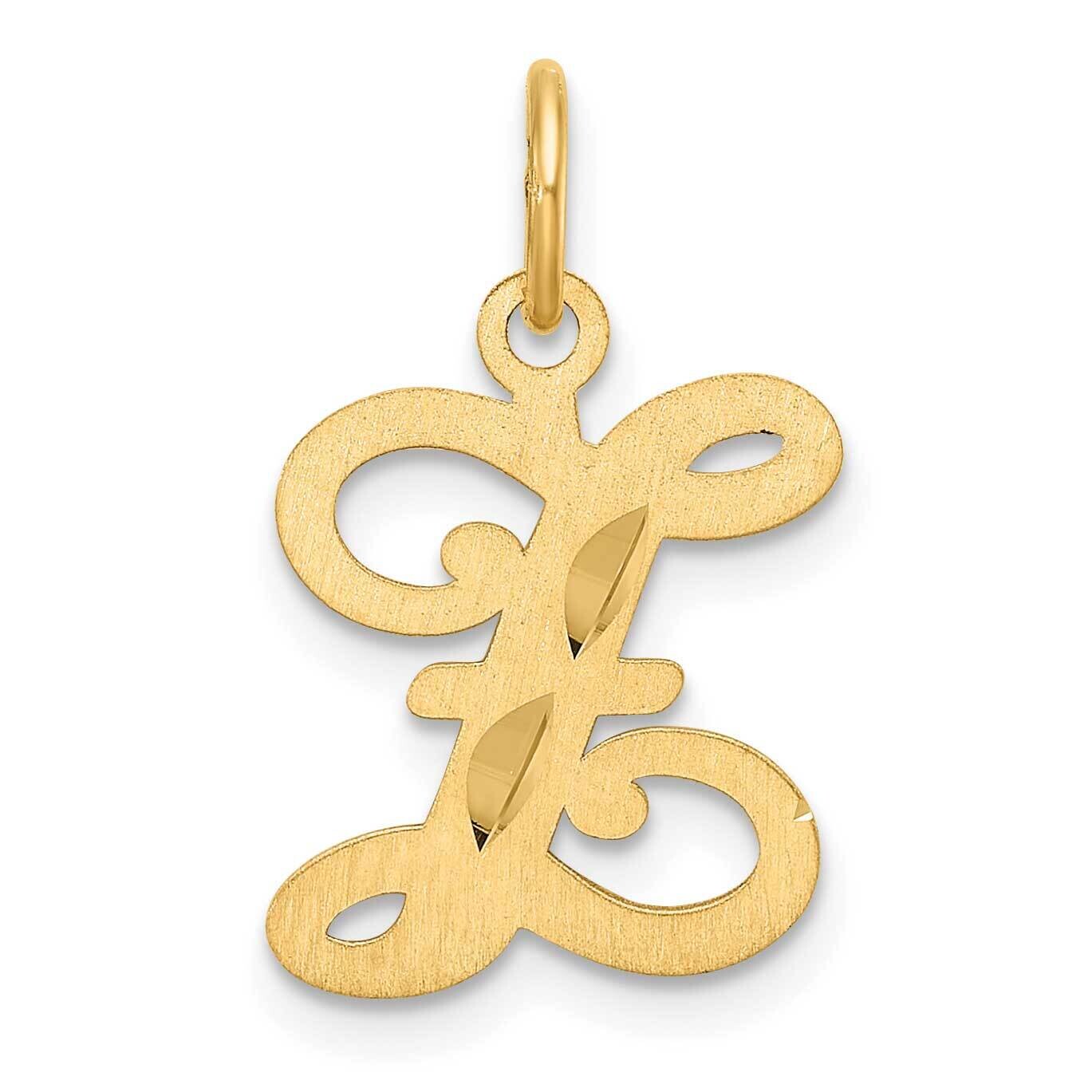 Letter Z Initial Charm 14k Gold Diamond-Cut  C4833Z, MPN: C4833Z,