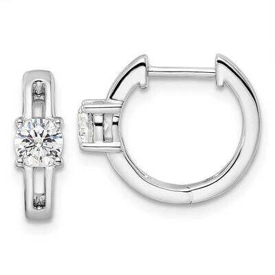 True Origin Diamond Vs/Si D E F Hinged Hoops Earrings 14k White Gold EM9374-060-WLD, MPN: EM9374-06…