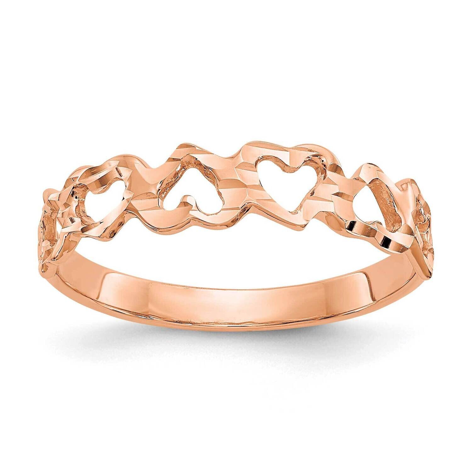 Heart Ring 14k Rose Gold CH241R, MPN: CH241R,