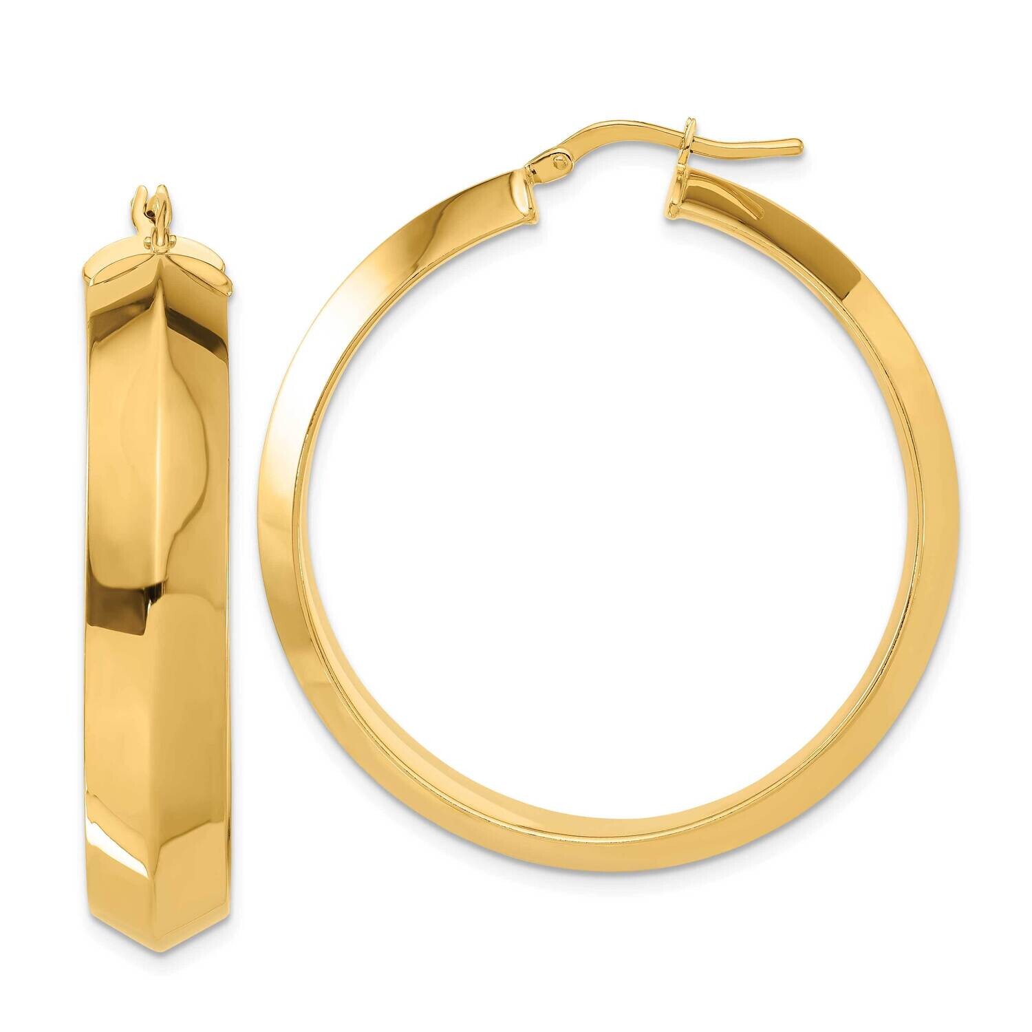 Bronze Polished Round Hoop Earrings BZE102, MPN: BZE102, 883957764245