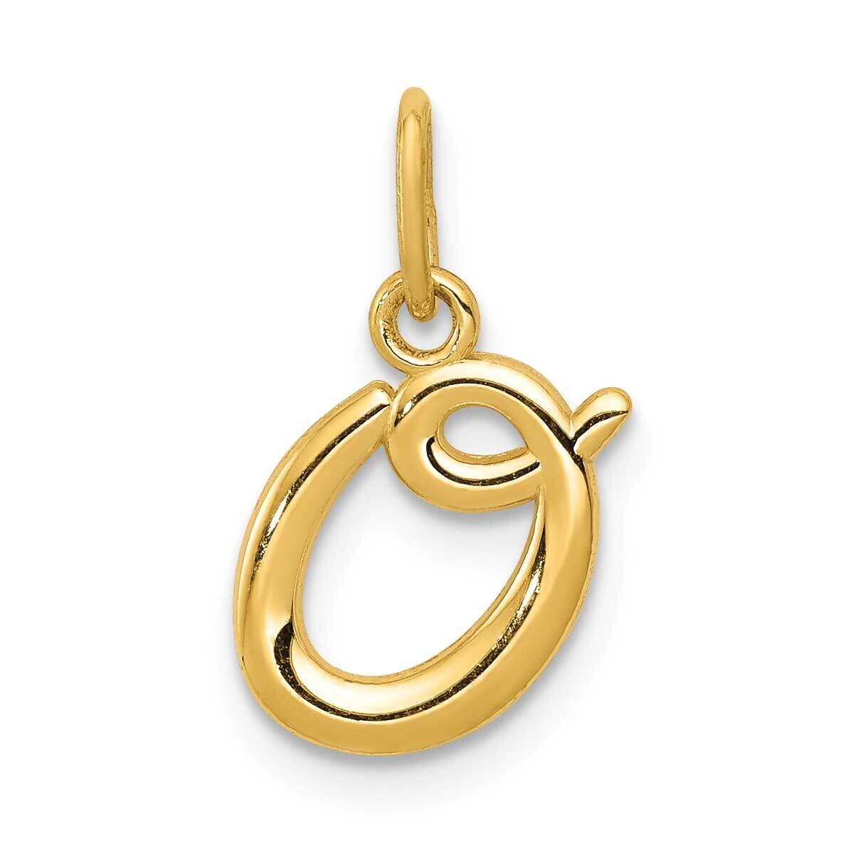 Letter O Initial Charm 10k Gold 10YC1060O, MPN: 10YC1060O,