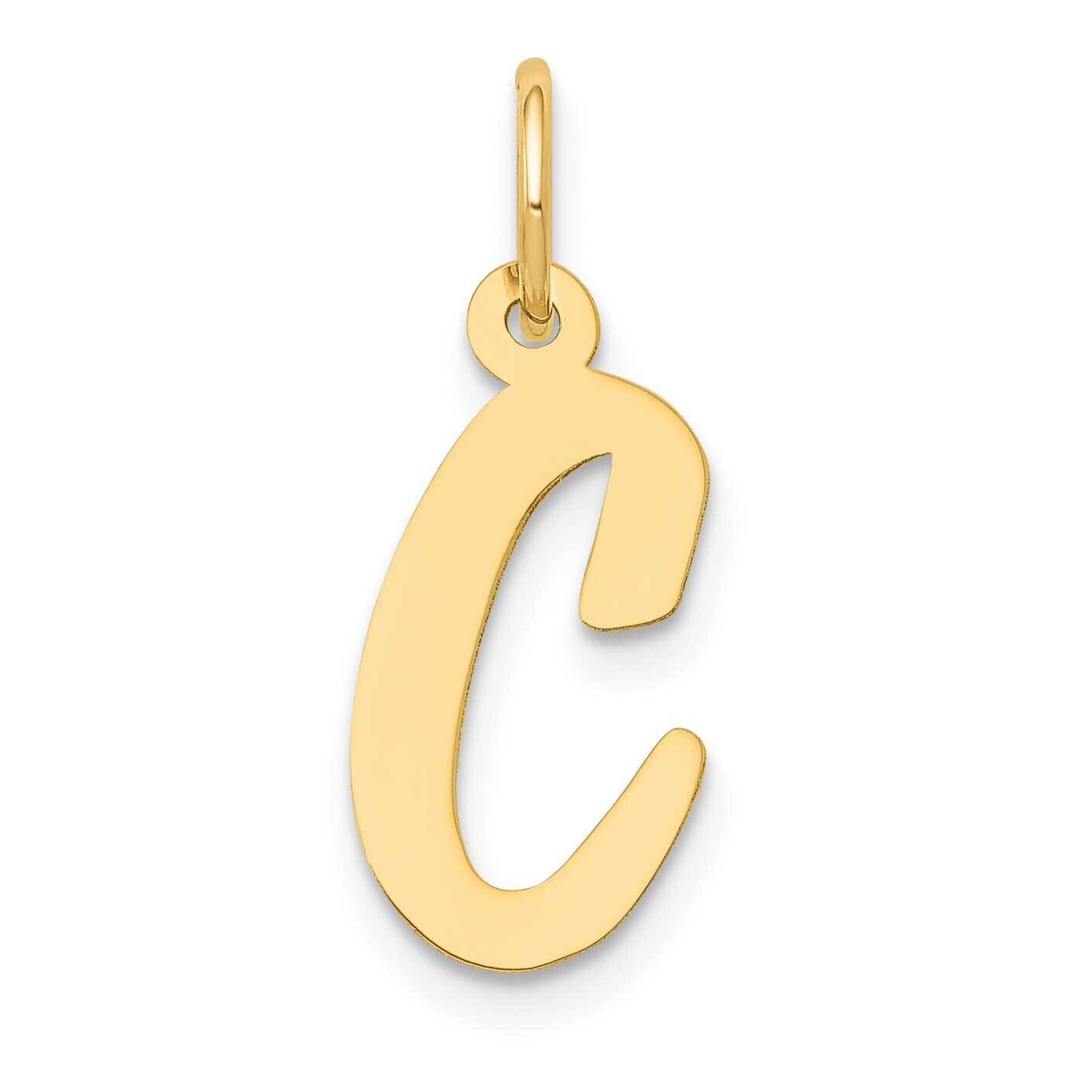 Medium Script Letter C Initial Charm 10k Gold 10YC660C, MPN: 10YC660C,