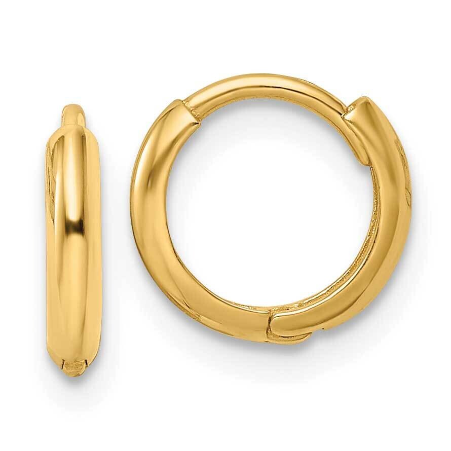 Hinged Hoop Earrings 10k Polished Gold 10XY1259