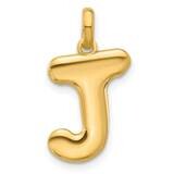 Fancy Pendant Letter J 14k Gold D5670J, MPN: D5670J,