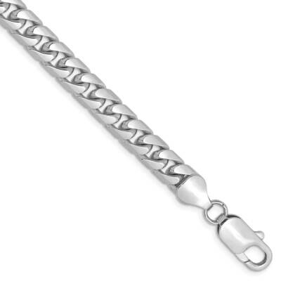6.25mm Solid Miami Cuban Chain 8 Inch 14k White Gold DCU200W-8, MPN: DCU200W-8,
