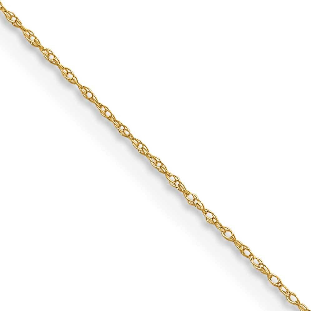 .4 mm Carded Cable Rope Chain 22 Inch 14k Gold 4RY-22, MPN: 4RY-22,