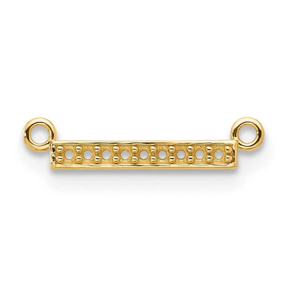 Tiny Bar Mounting Only 10k Gold 10XP5030, MPN: 10XP5030,