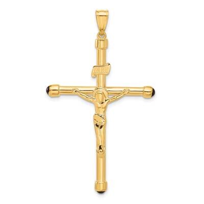 Crucifix Onyx Pendant 14k Polished Gold C4959 by Men&#39;s Jewelry and Accessories, MPN: C4959,