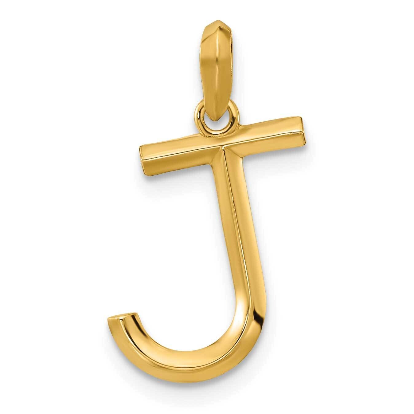 Fancy Pendant Letter J 14k Gold D5668J, MPN: D5668J,