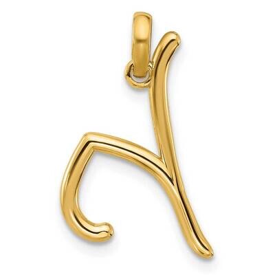 Fancy Pendant Letter Y 14k Gold D5669Y, MPN: D5669Y,