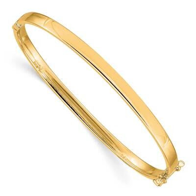 4mm Hinged Bangle 14k Gold DB499Y, MPN: DB499Y, 196904149027