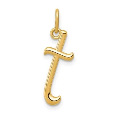 Letter T Initial Charm 10k Gold 10YC1060T, MPN: 10YC1060T,