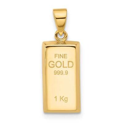 Bar Pendant 14k Polished Gold C4896 by Men&#39;s Jewelry and Accessories, MPN: C4896, 196904100608
