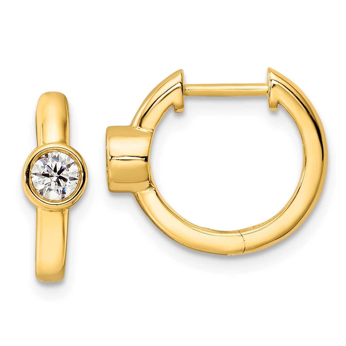 True Origin Diamond Vs/Si D E F Hinged Hoops Earrings 14k Gold EM9373-032-YLD, MPN: EM9373-032-YLD,