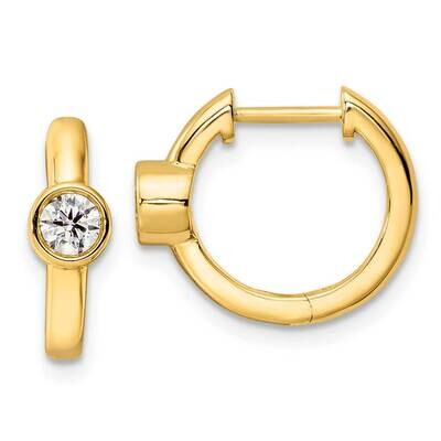 True Origin Diamond Vs/Si D E F Hinged Hoops Earrings 14k Gold EM9373-032-YLD, MPN: EM9373-032-YLD,