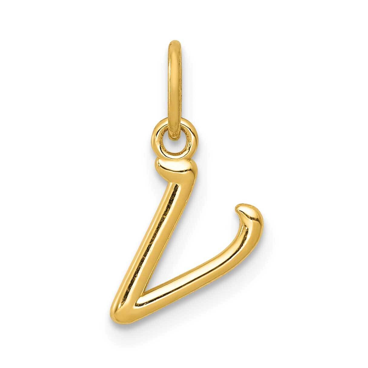 Letter V Initial Charm 10k Gold 10YC1060V, MPN: 10YC1060V,