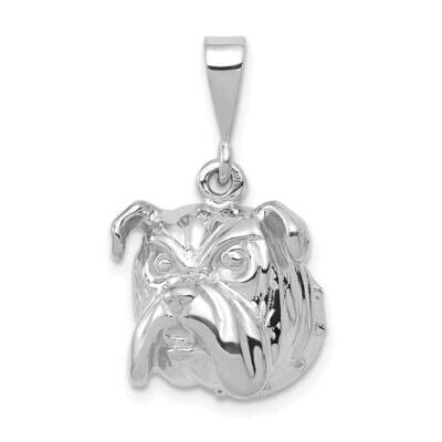 Bulldog Pendant 14k White Gold C523W, MPN: C523W, 196904077221