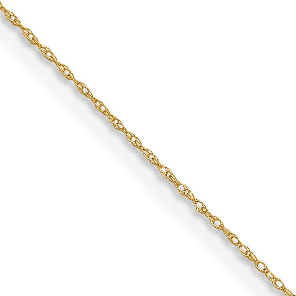 .4 mm Carded Cable Rope Chain 24 Inch 14k Gold 4RY-24