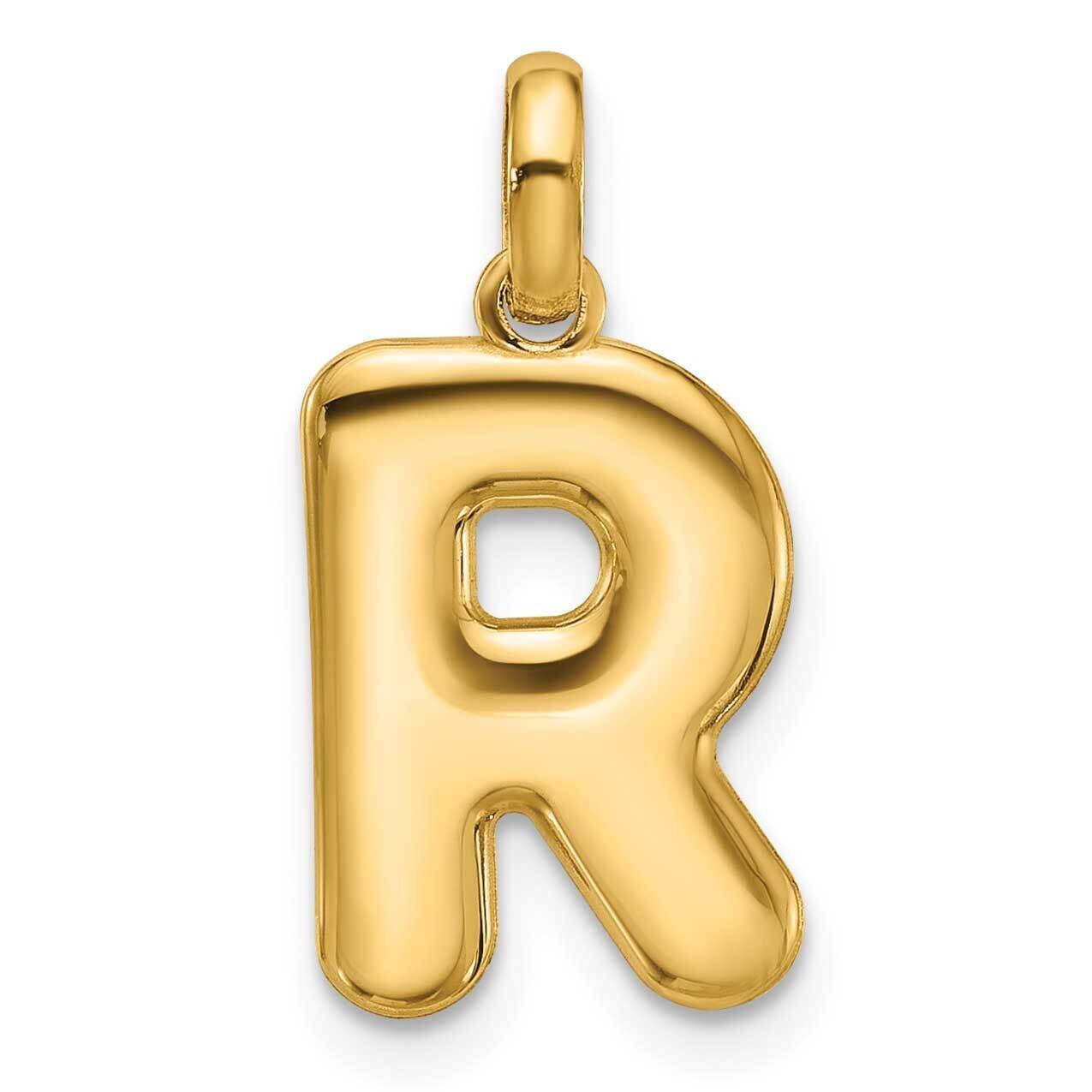 Fancy Pendant Letter R 14k Gold D5670R, MPN: D5670R,