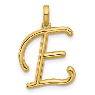 Fancy Pendant Letter E 14k Gold D5669E, MPN: D5669E,