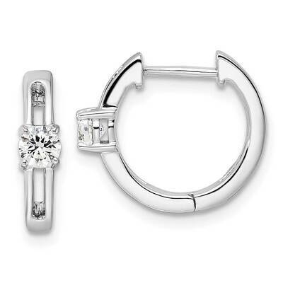 True Origin Diamond Vs/Si D E F Hinged Hoops Earrings 14k White Gold EM9374-032-WLD, MPN: EM9374-03…