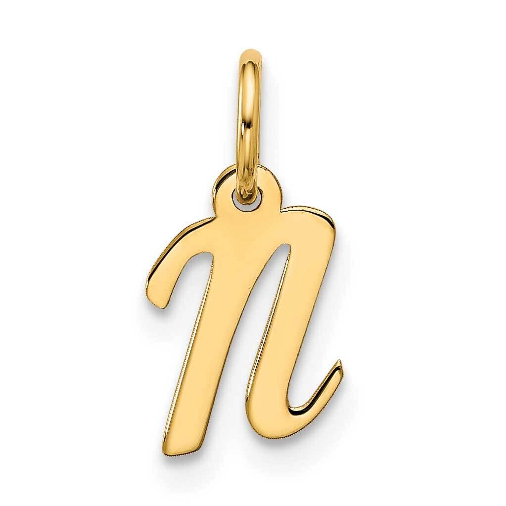 Small Script Initial N Charm 10k Gold 10YC1556N, MPN: 10YC1556N,
