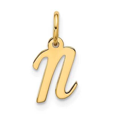 Small Script Initial N Charm 10k Gold 10YC1556N, MPN: 10YC1556N,