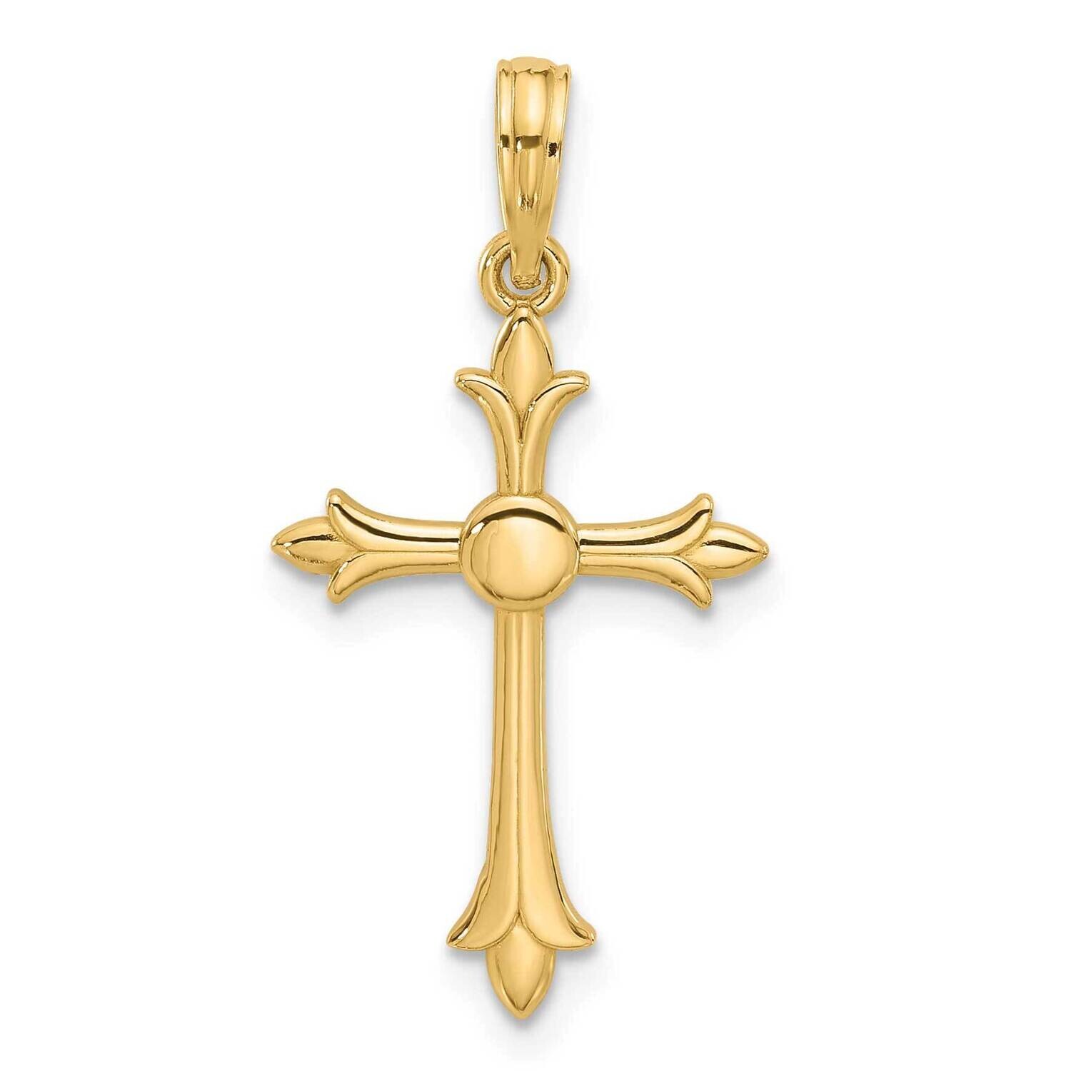 Fancy Cross Charm 14k Gold D5494 by Men&#39;s Jewelry and Accessories, MPN: D5494,