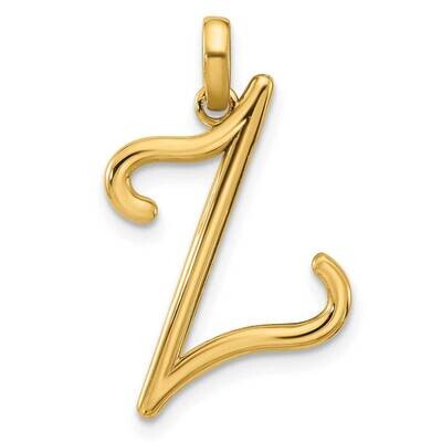 Fancy Pendant Letter Z 14k Gold D5669Z, MPN: D5669Z,