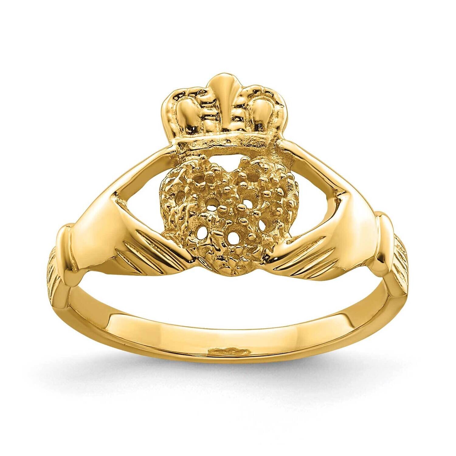 Claddagh Ring Mounting 10k Gold 10Y6307, MPN: 10Y6307,